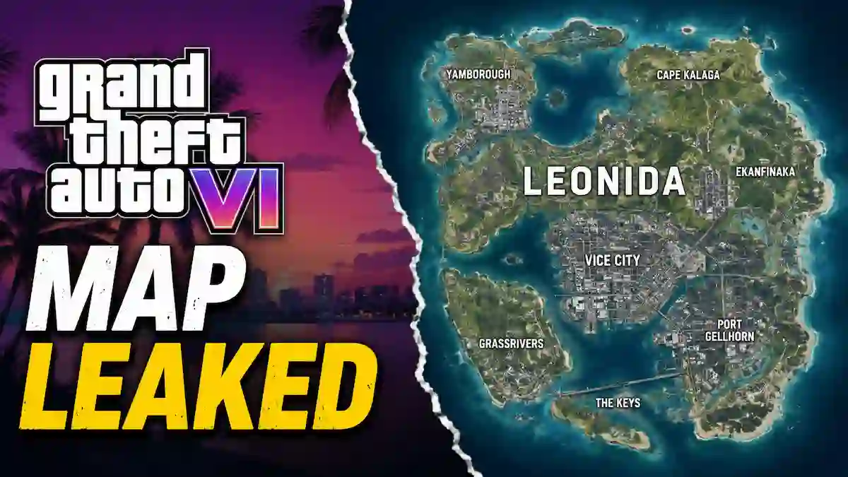 GTA 6 Map Leaked: Full Leonida Map Revealed