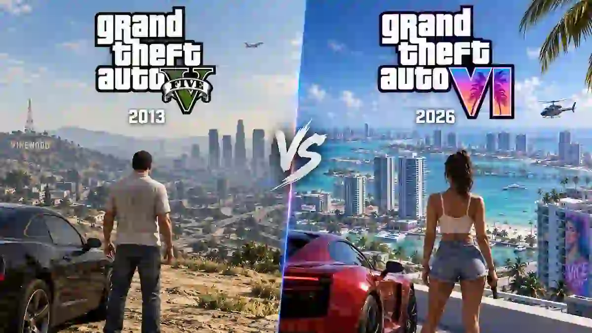 GTA 6 vs GTA 5 Graphics: Amazing Upgrade