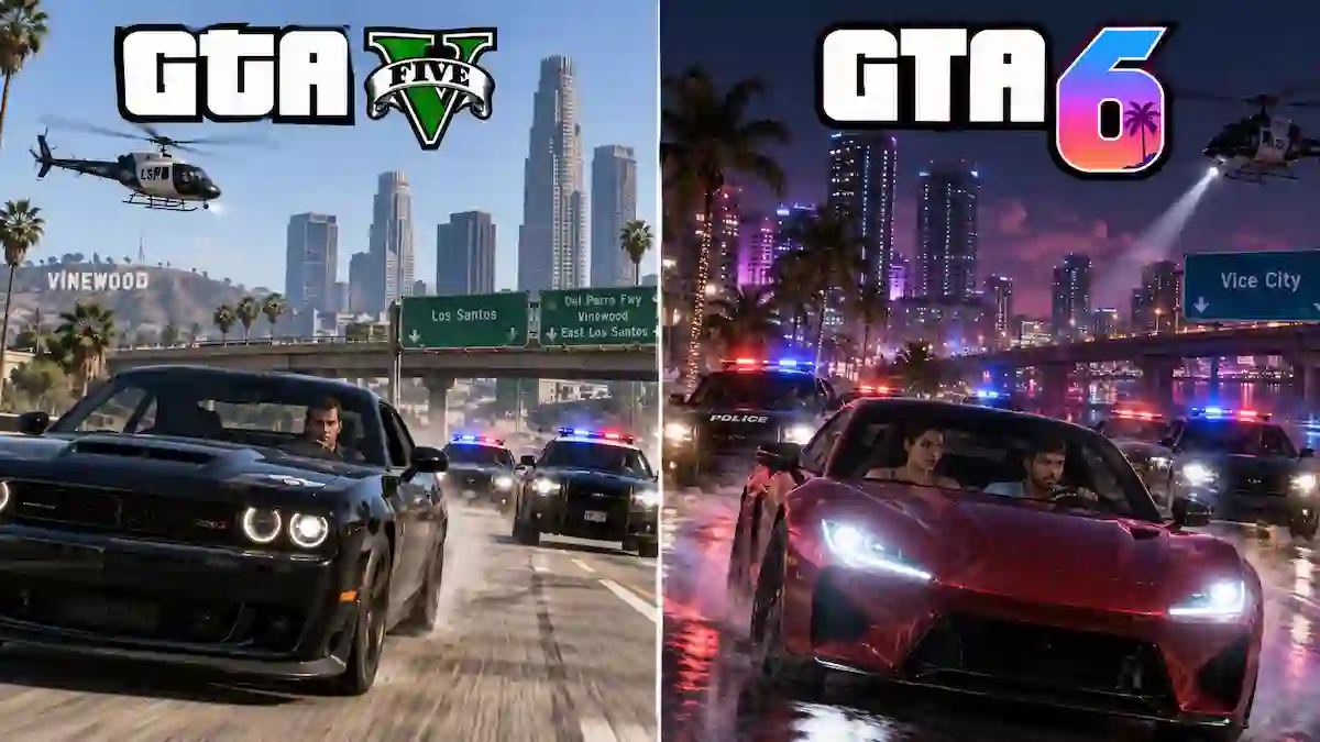 GTA 6 vs GTA 5 Police Chase: Which Has Better Cops?